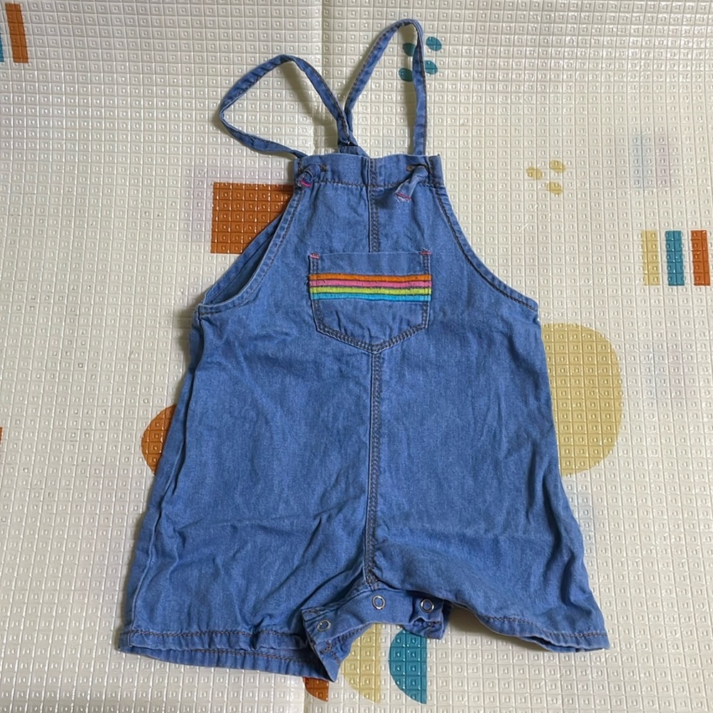 Baby denim jumpsuit 1 month
